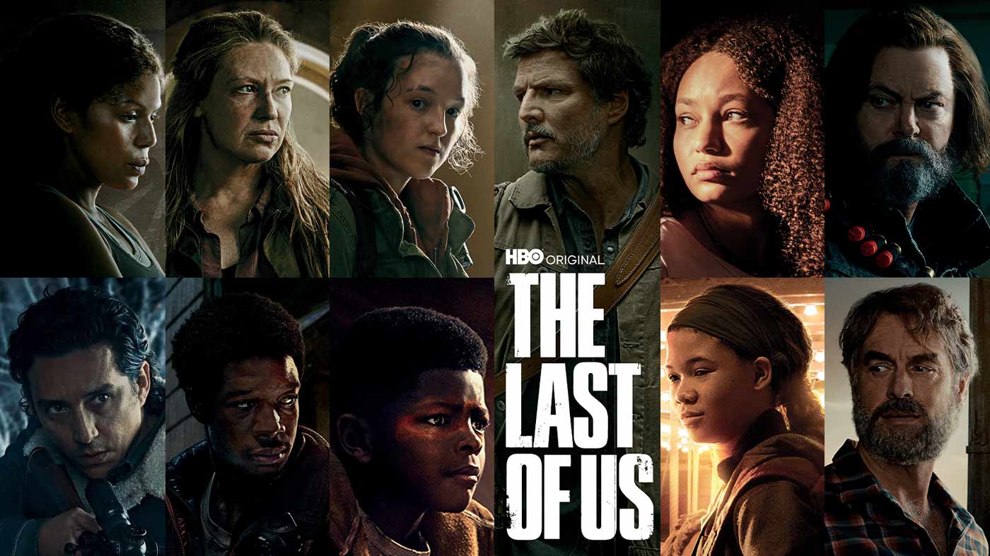 HBO revela pôsteres de todo o elenco principal da série de The Last of Us