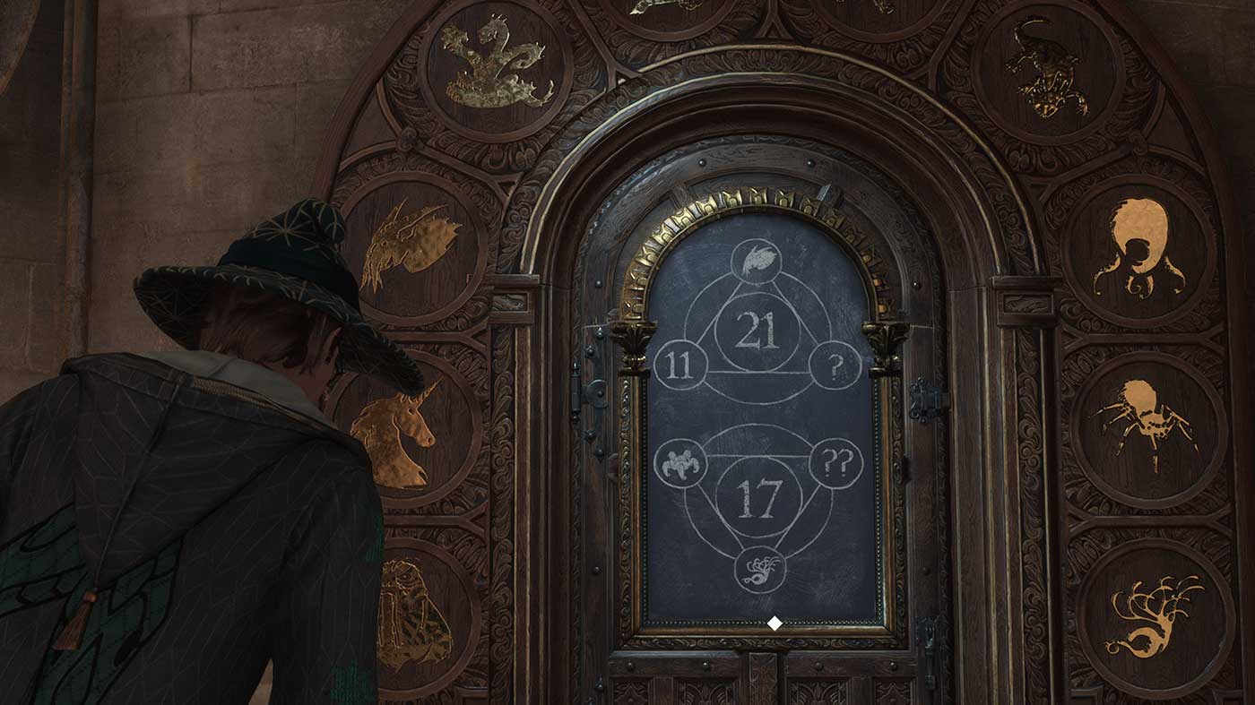 Hogwarts Door 13 21 Puzzle Hogwarts Legacy 