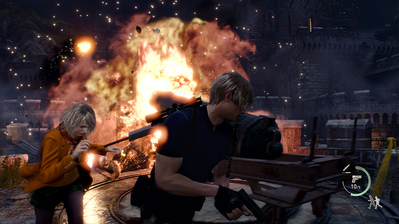 Resident Evil 4 Review Leon and Ashley