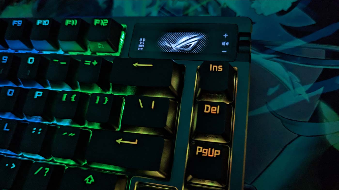 ROG Claymore RGB Gaming Keyboard with GIFs