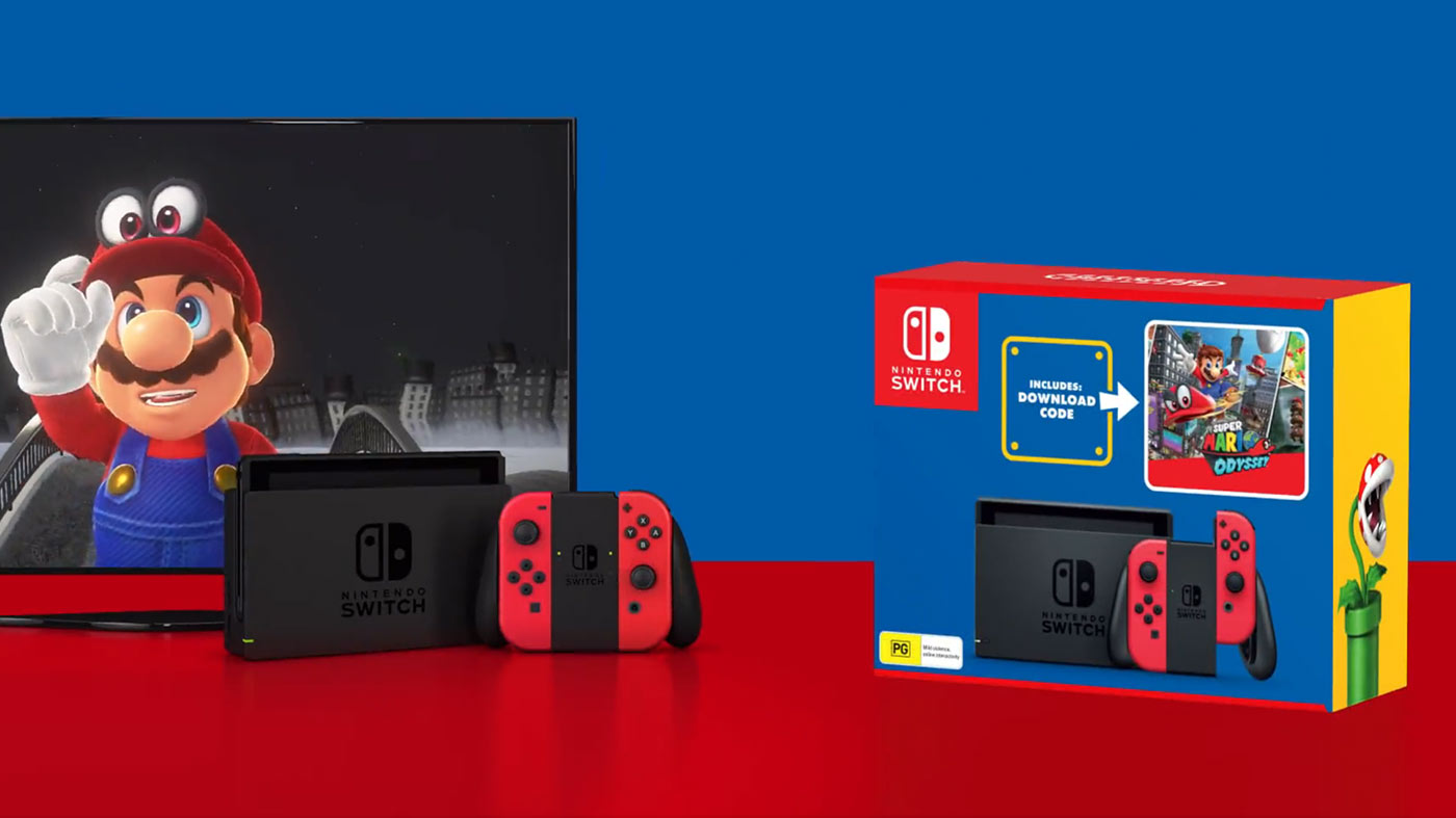 Nintendo Switch Mario-Themed Six Games Super Pack Bundle