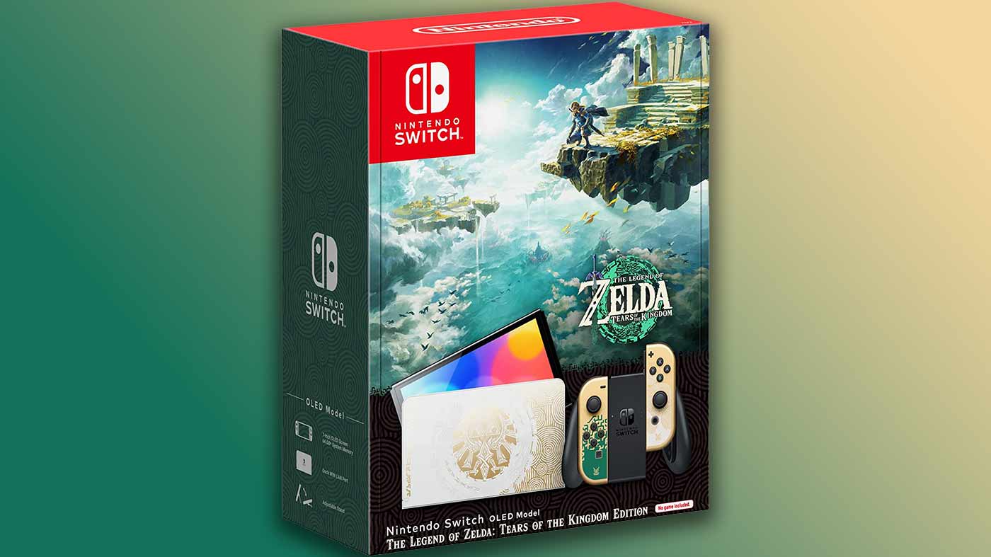 Here's where to buy the Zelda Tears Of The Kingdom Switch OLED Console