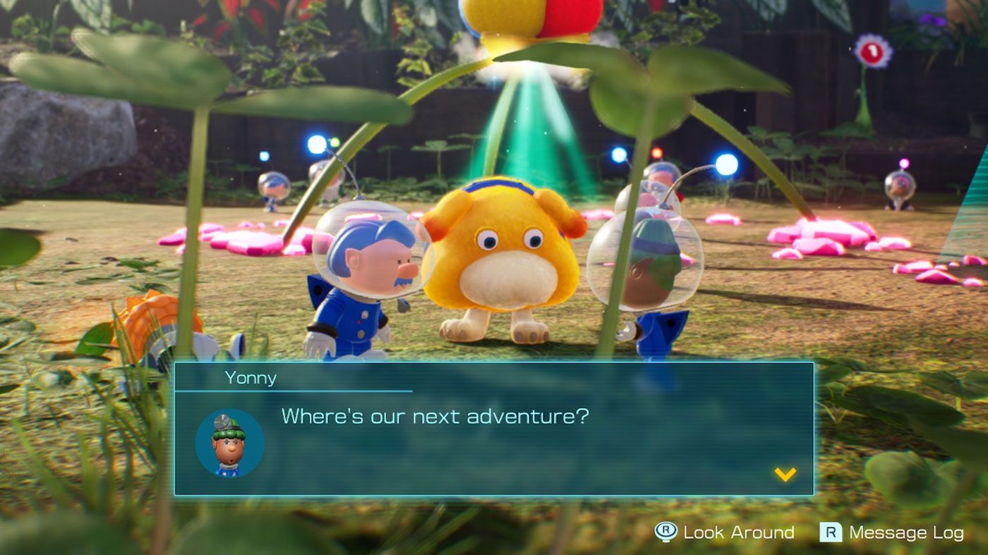 Pikmin 4 Review - Oachi and Recruit Conversation