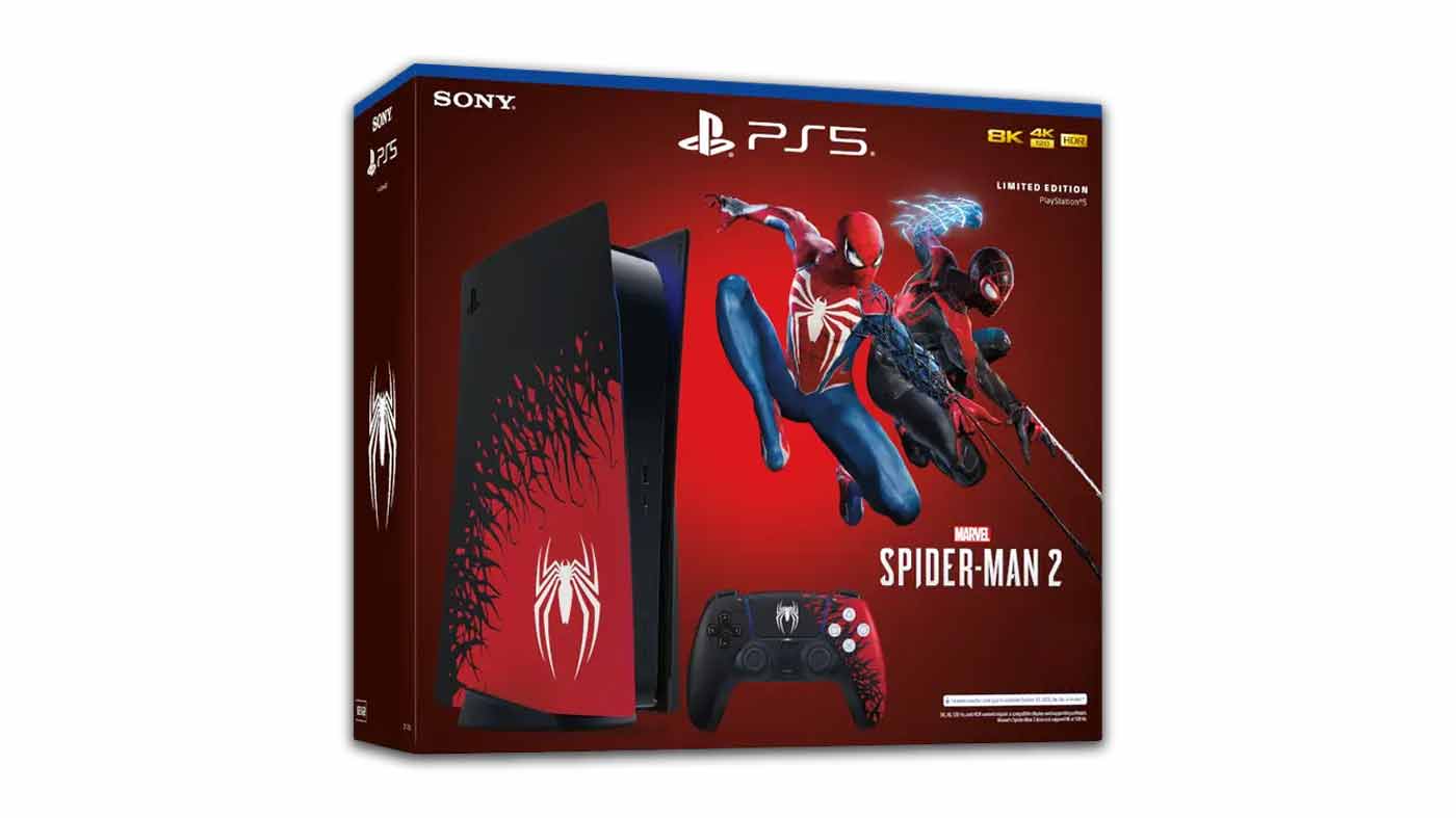 PlayStation 5 Slim Console Marvel’s Spider-Man 2 Bundle + Extra PS5  Controller