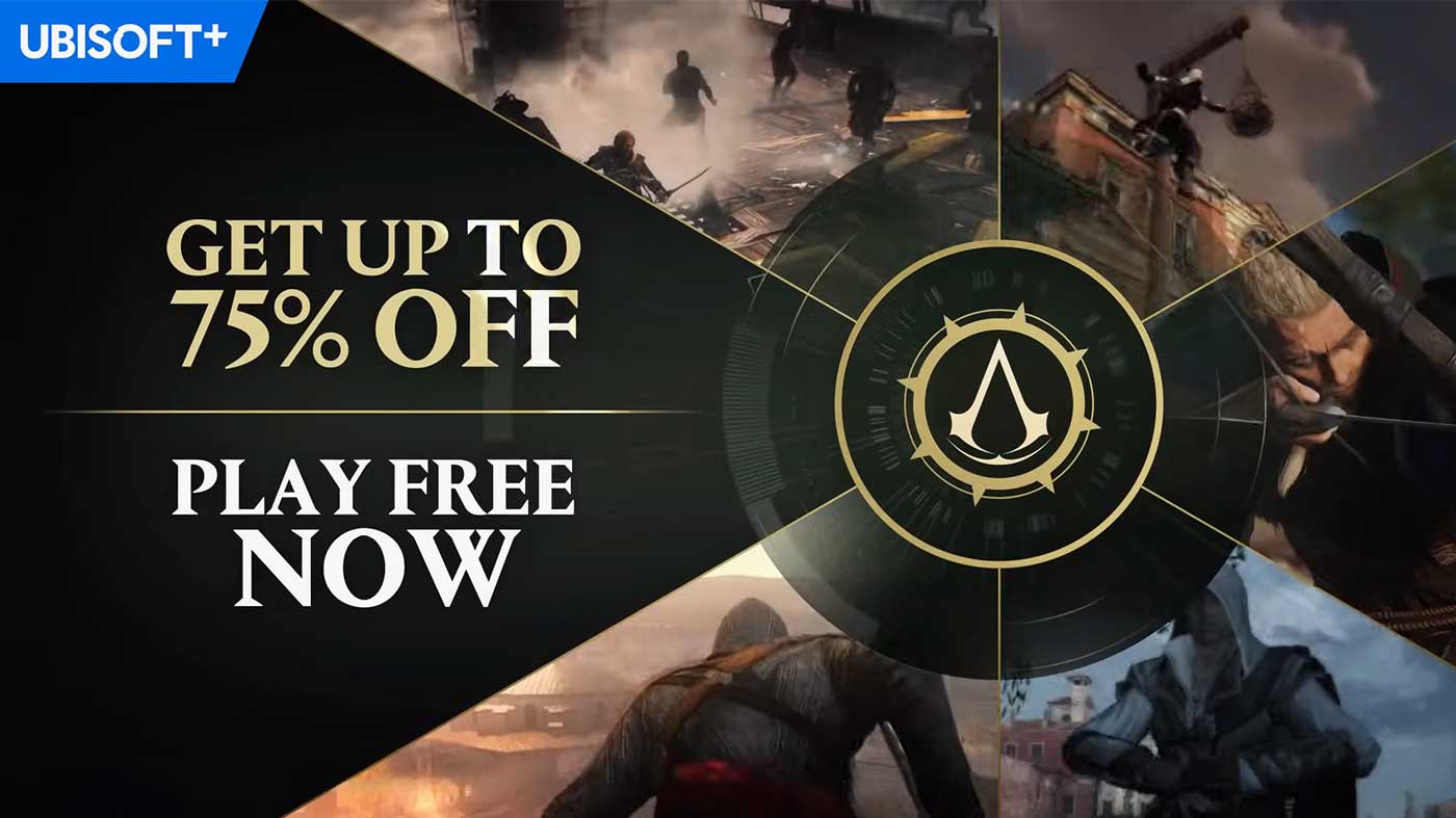 Play five Assassin's Creed games for free this weekend