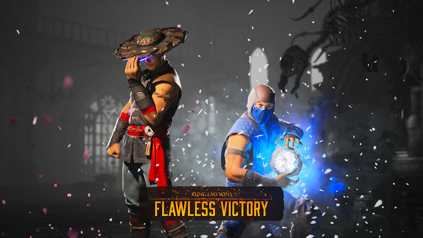 Kitana Wins! Flawless Victory! 3D Render