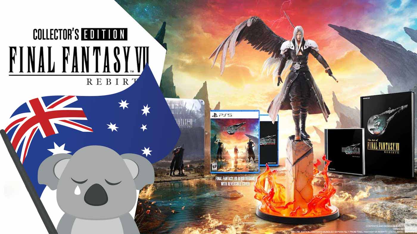 Se pare că Final Fantasy VII Rebirth Collector’s Edition nu va veni în Australia
