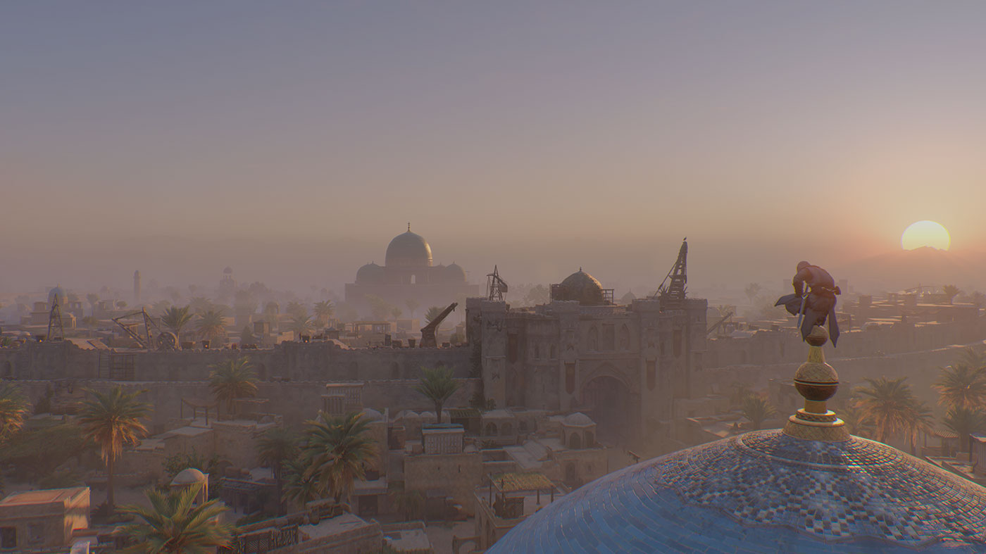 Assassin's Creed Mirage - Basim on the Palace Rooftop