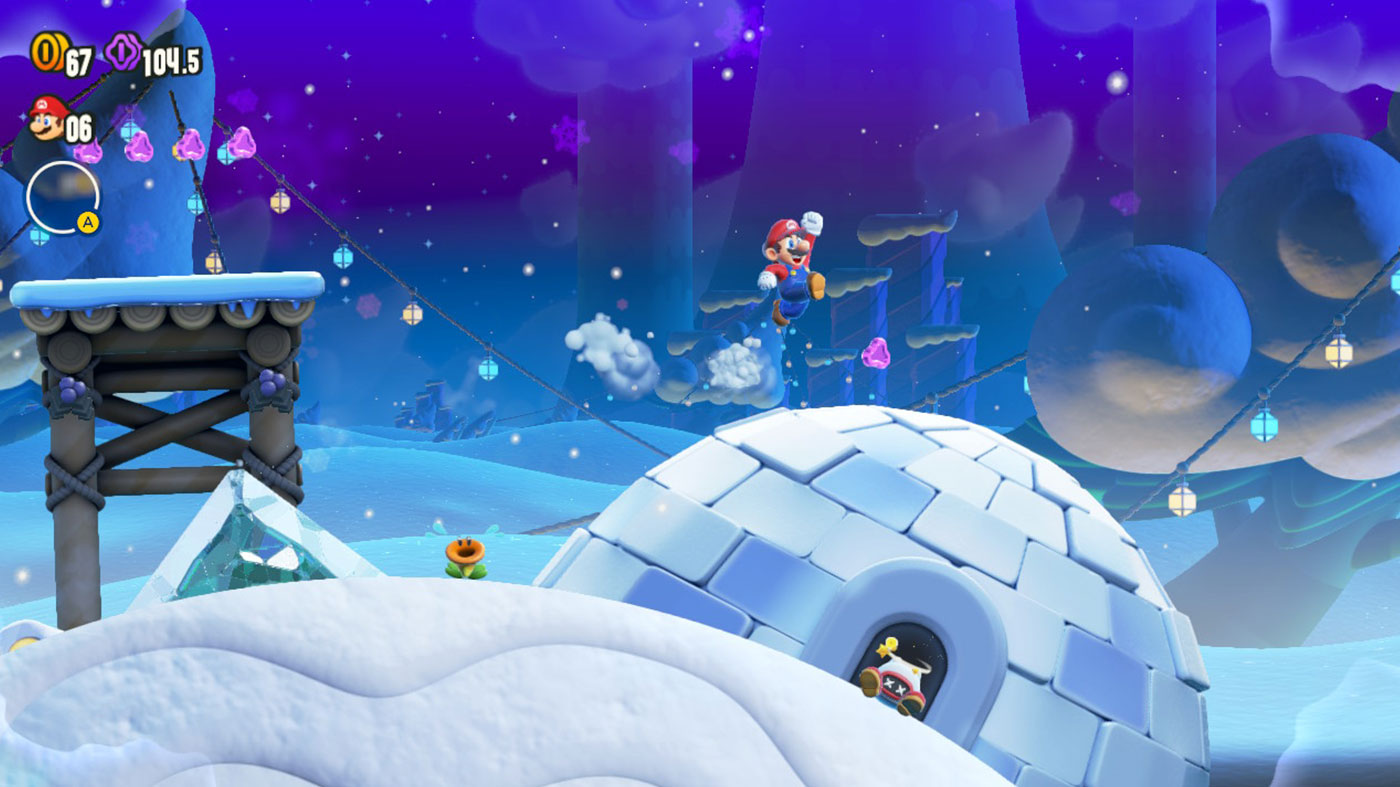 Super Mario Bros. Wonder Preview - Mario Escapes An Avalanche