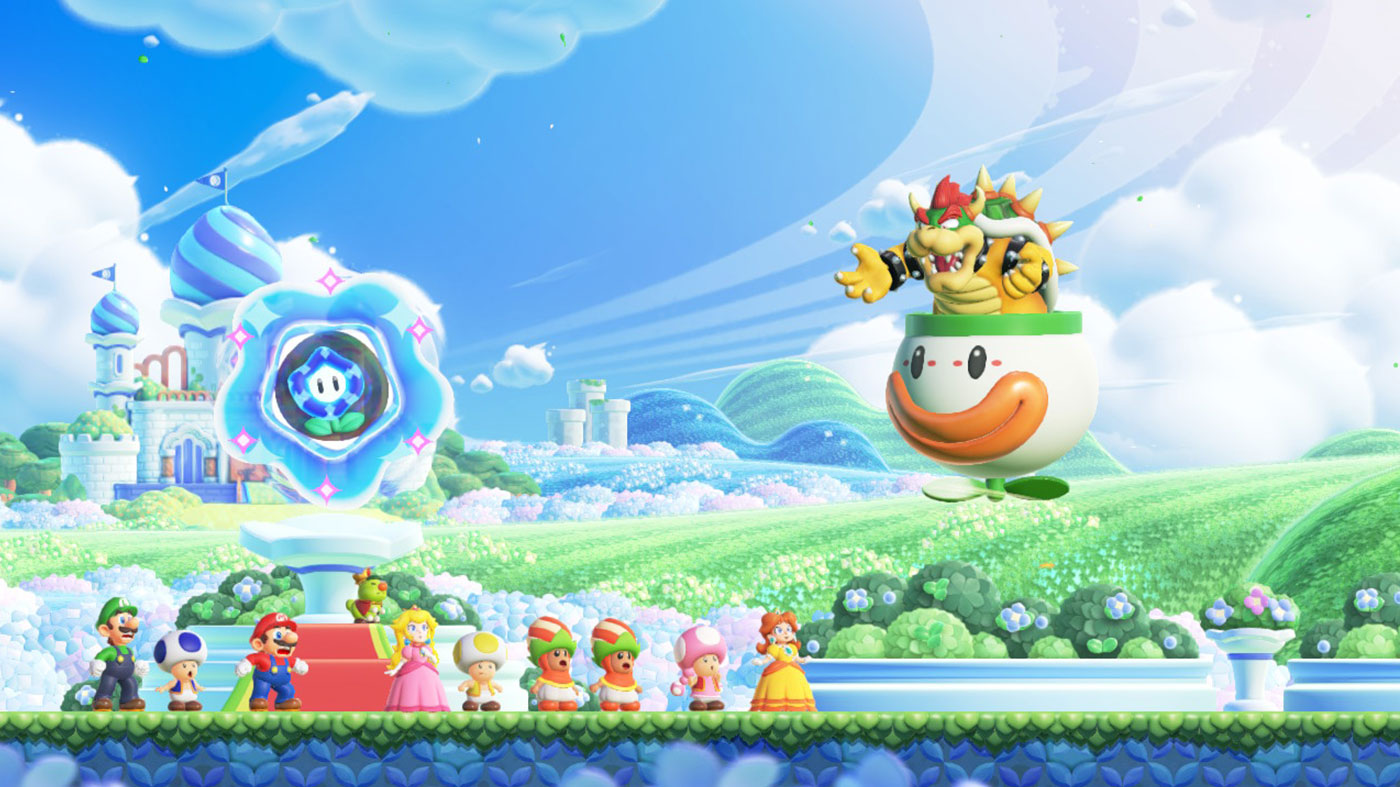 Super Mario Bros. Wonder Review - Bowser Appears To Steal The Wonder Flower From The Flower Kingdom