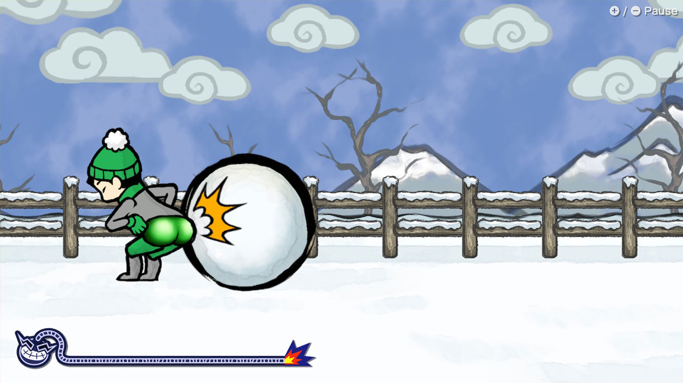 WarioWare Move It! Review - Rolling A Snowball With Your Butt
