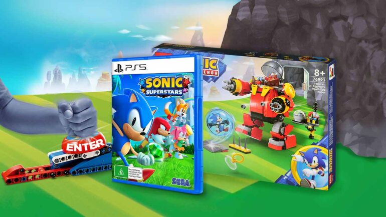 Celebrate the launch of Sonic Superstars by building your own Lego Sonic  and maybe win a prize — Maxi-Geek