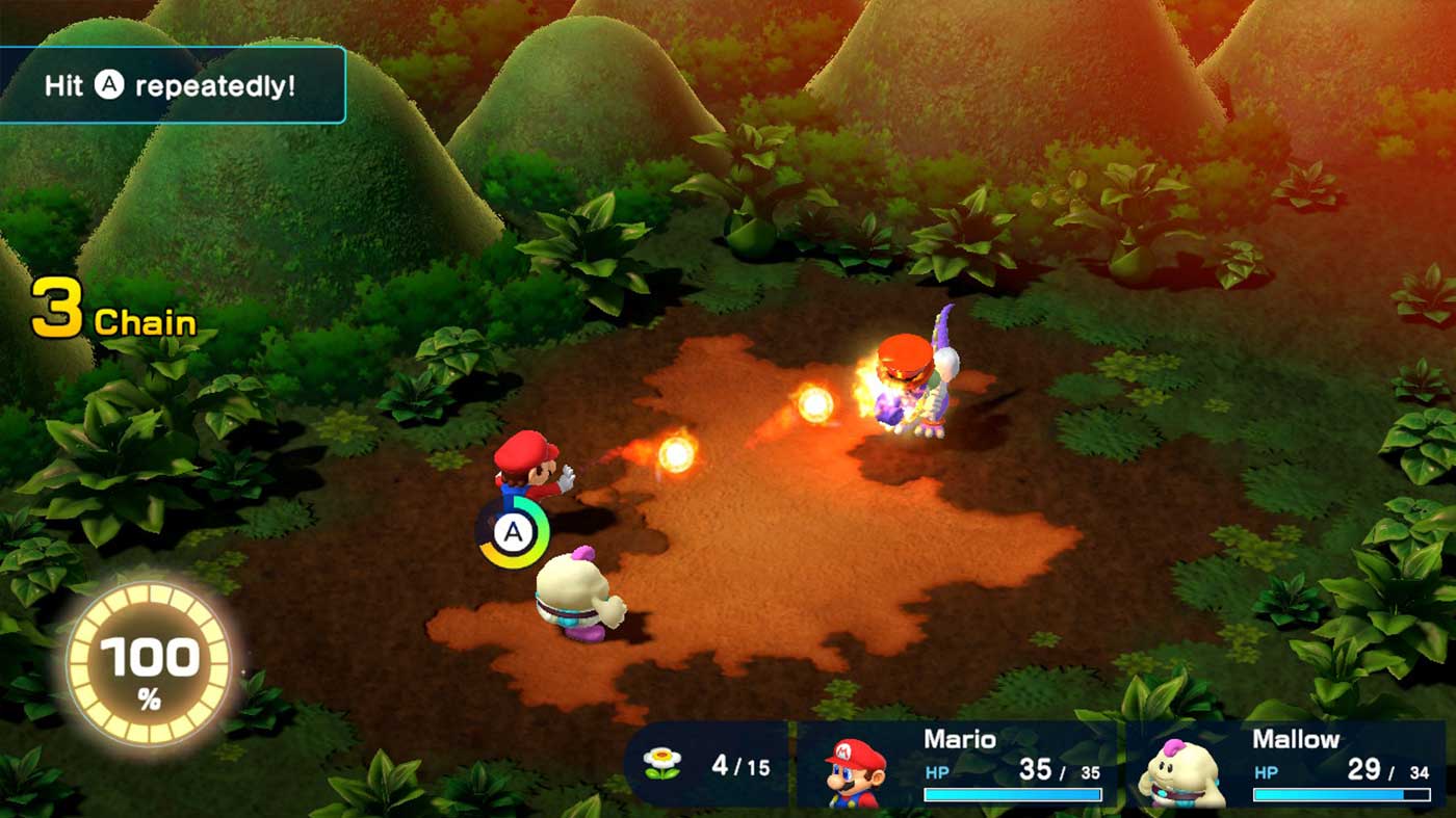 Super Mario RPG Remake Preview - Fire Flower Ability