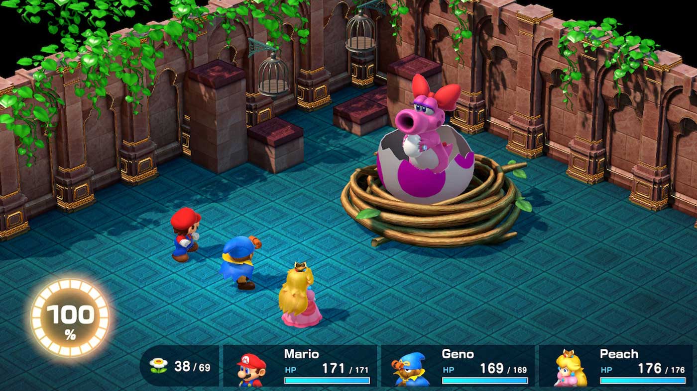 Super Mario RPG Review - Birdo Battles The Party