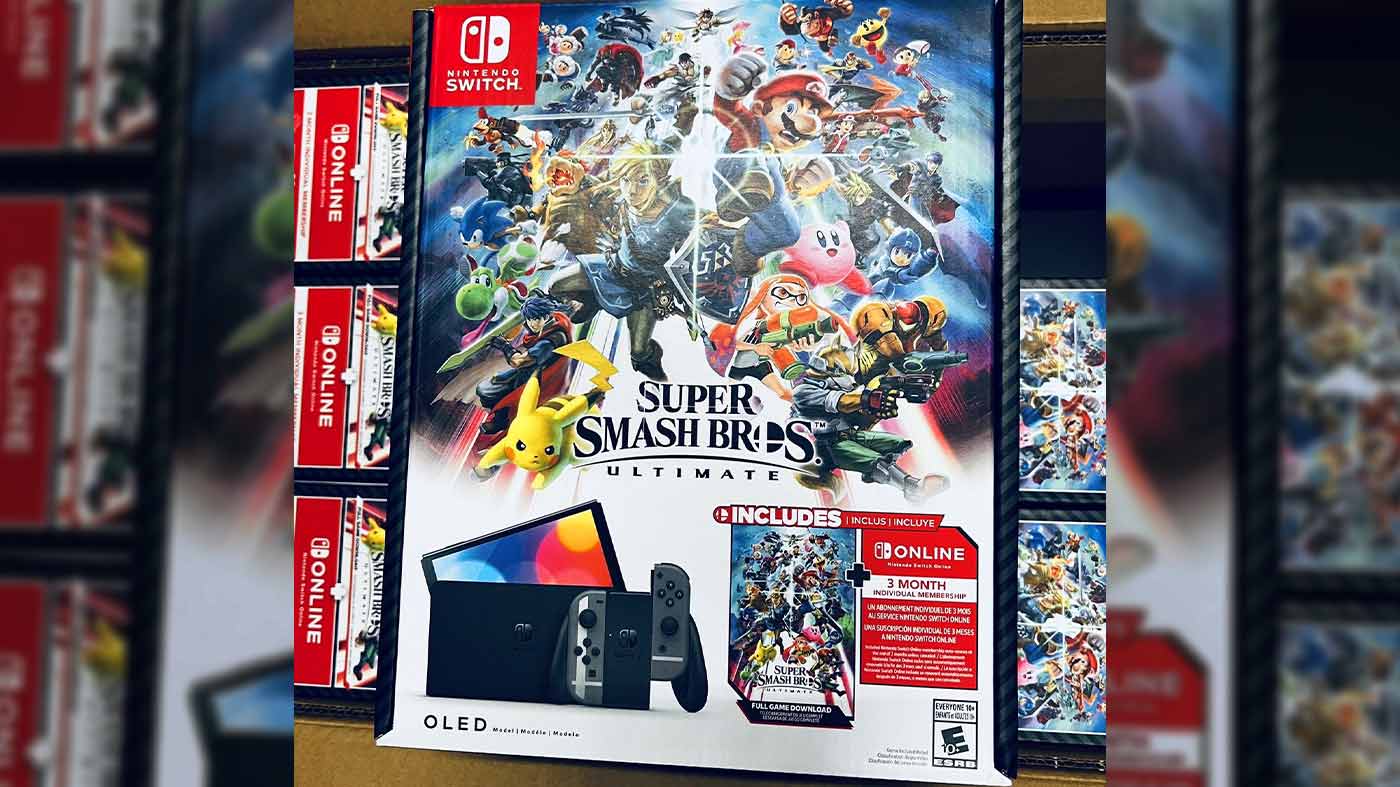 A Super Smash Bros. Ultimate Nintendo Switch OLED Bundle Has Appeared Online
