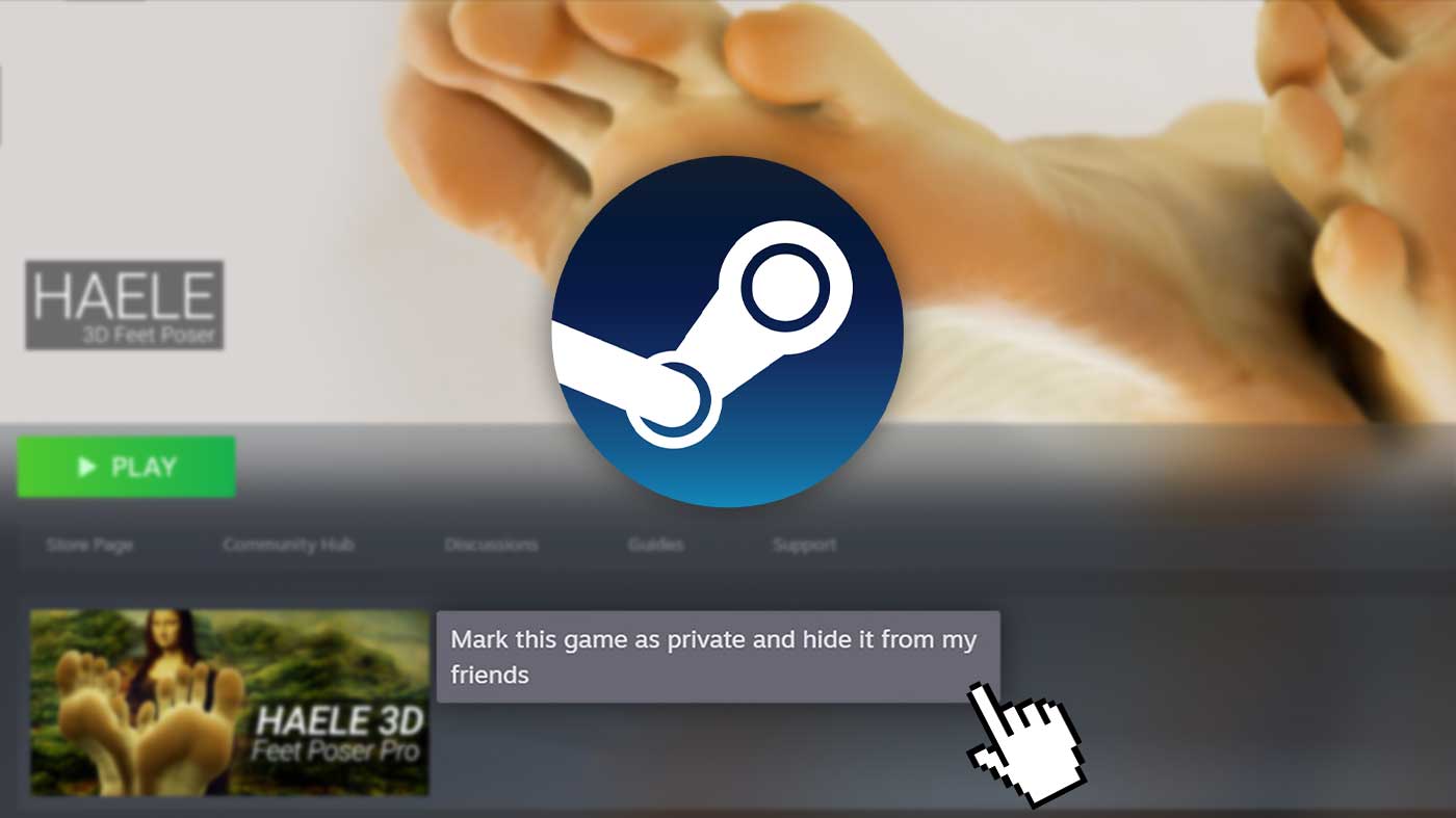 How to Hide Steam Games from Friends? 