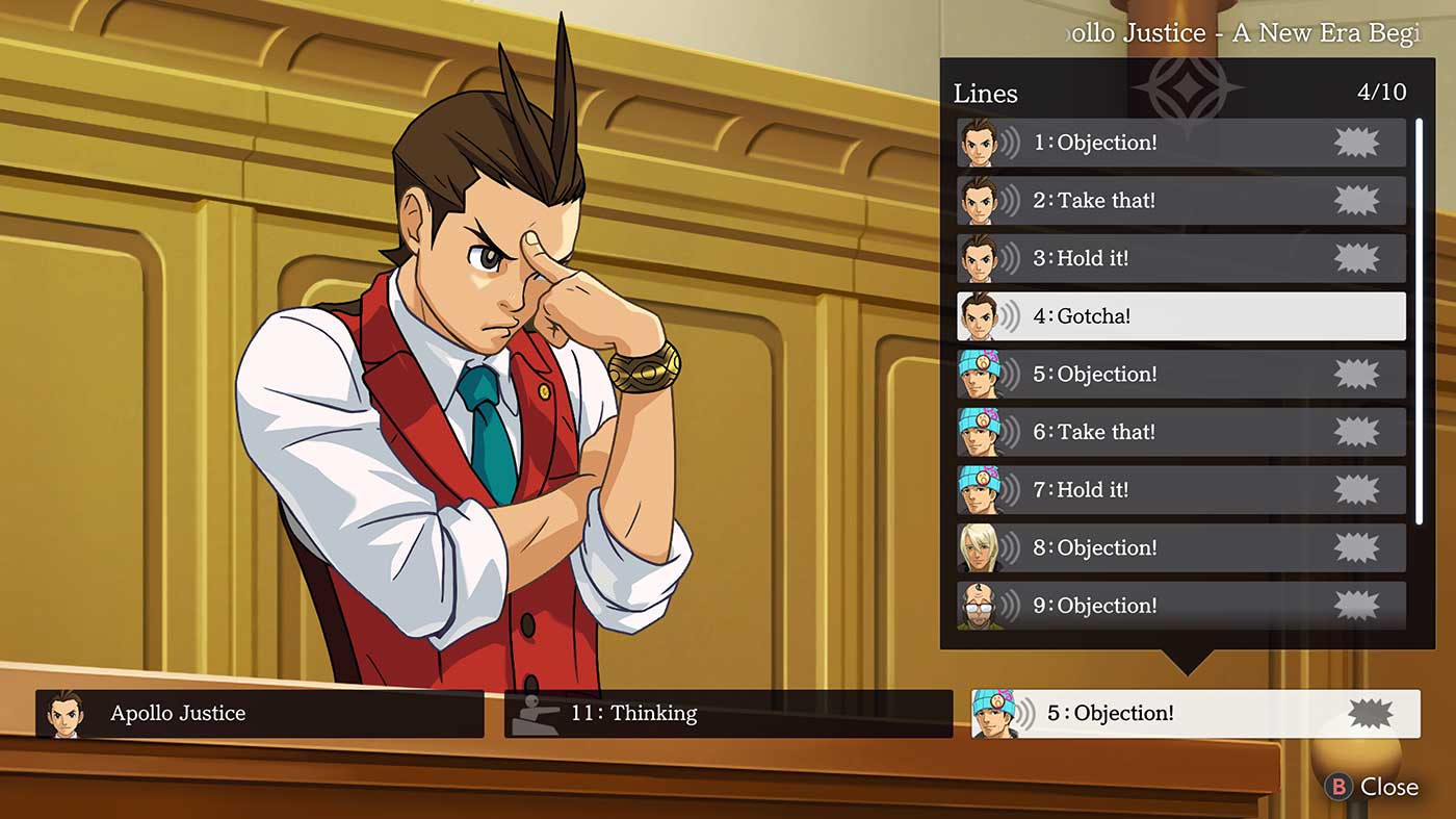 Apollo Justice: Ace Attorney Trilogy Preview - Animation Studio