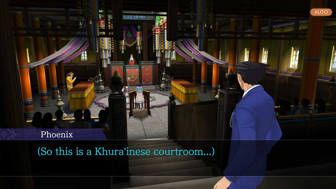 Apollo Justice: Ace Attorney Trilogy Preview - Courtroom As It Appears In Spirit Of Justice