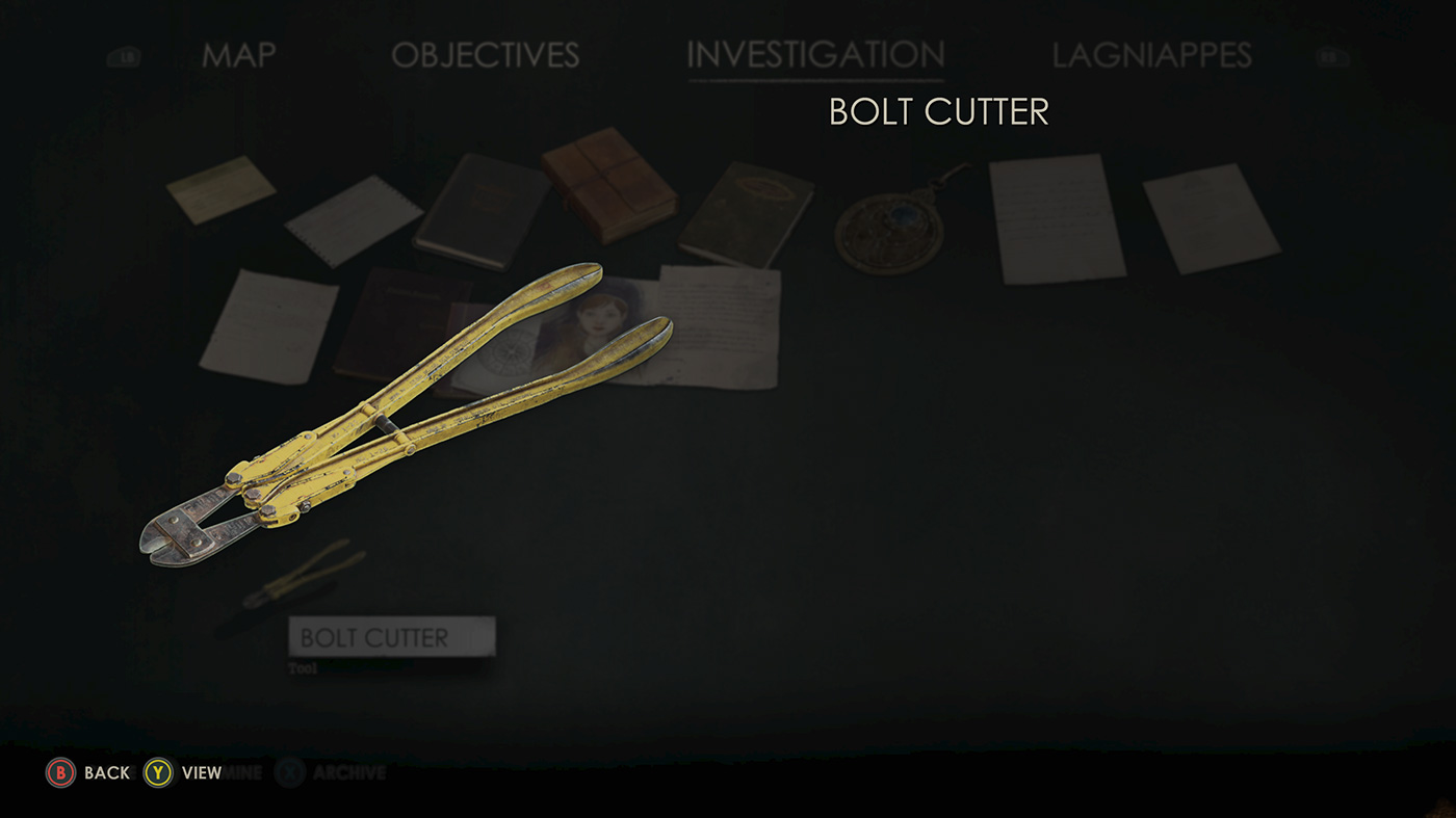 Alone In The Dark Remake Review - Inventory Screen 