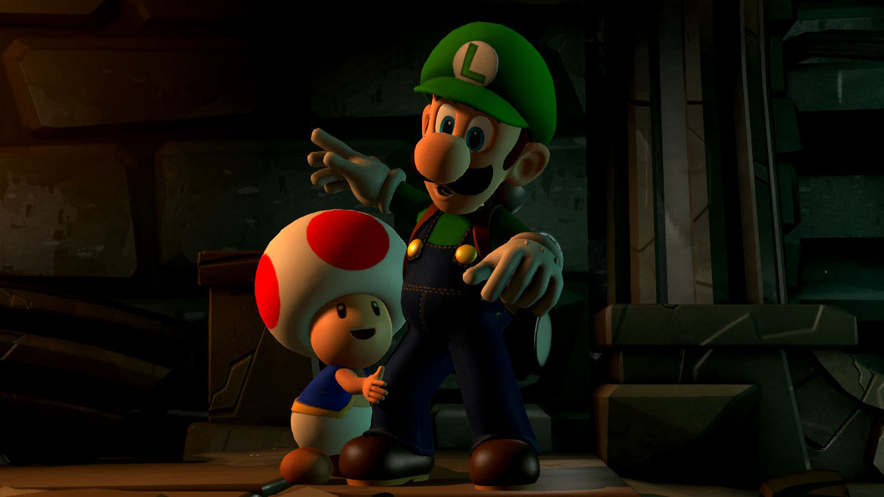 Luigi's Mansion 2 HD Review - Toads Hugs Luigi After Being Saved