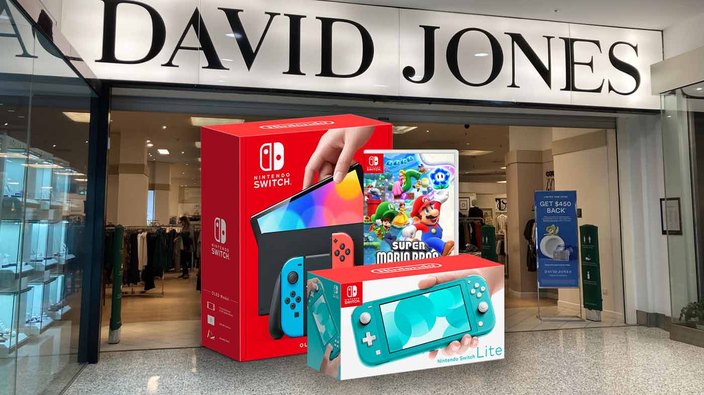 David Jones Has Some Insane Deals On Switch Consoles And Games