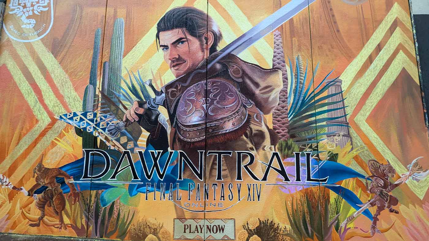 Gorgeous Final Fantasy XIV: Dawntrail Murals Have Appeared In Melbourne And Sydney