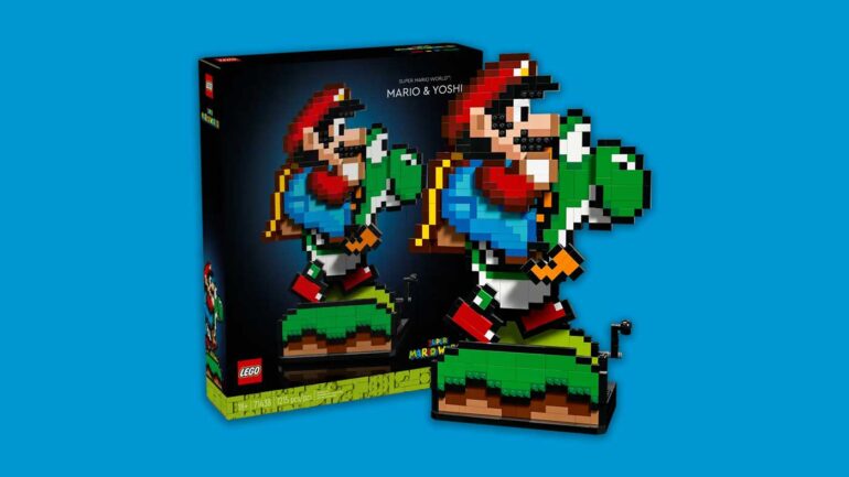 super mario world yoshi lego