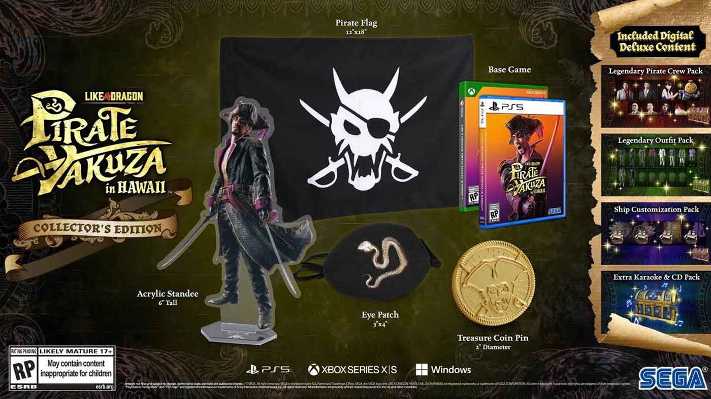 Like A Dragon Pirate Yakuza In Hawaii Collector's Edition