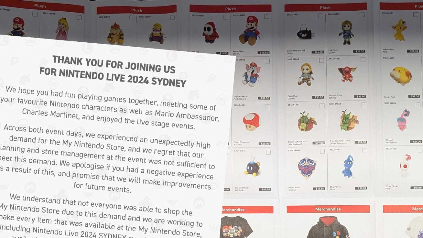 Nintendo Live Sydney Products And Merch Will Be Offered Online As