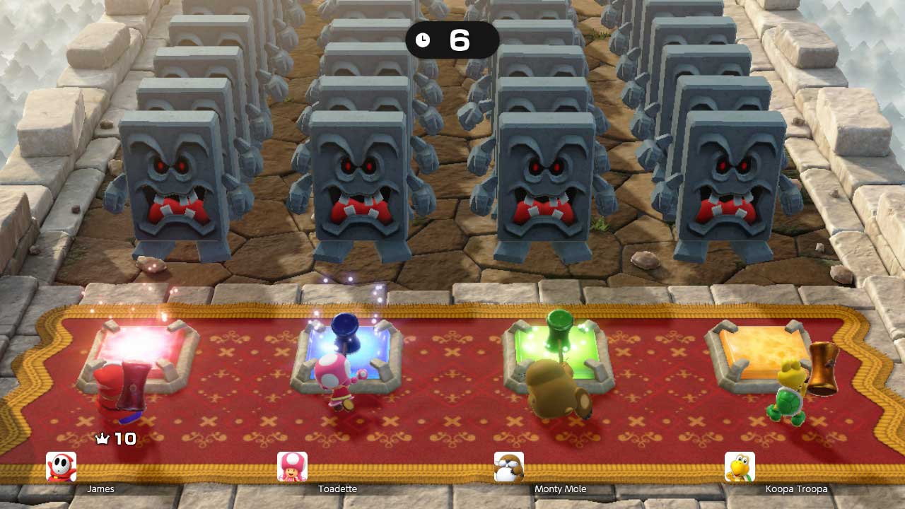 Super Mario Party Jamboree Preview - Minigame Thwomp