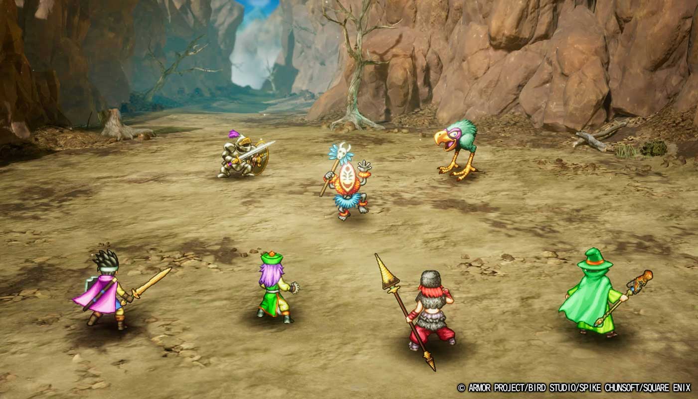 Dragon Quest 3 HD-2D Remake Review - Battle Desert