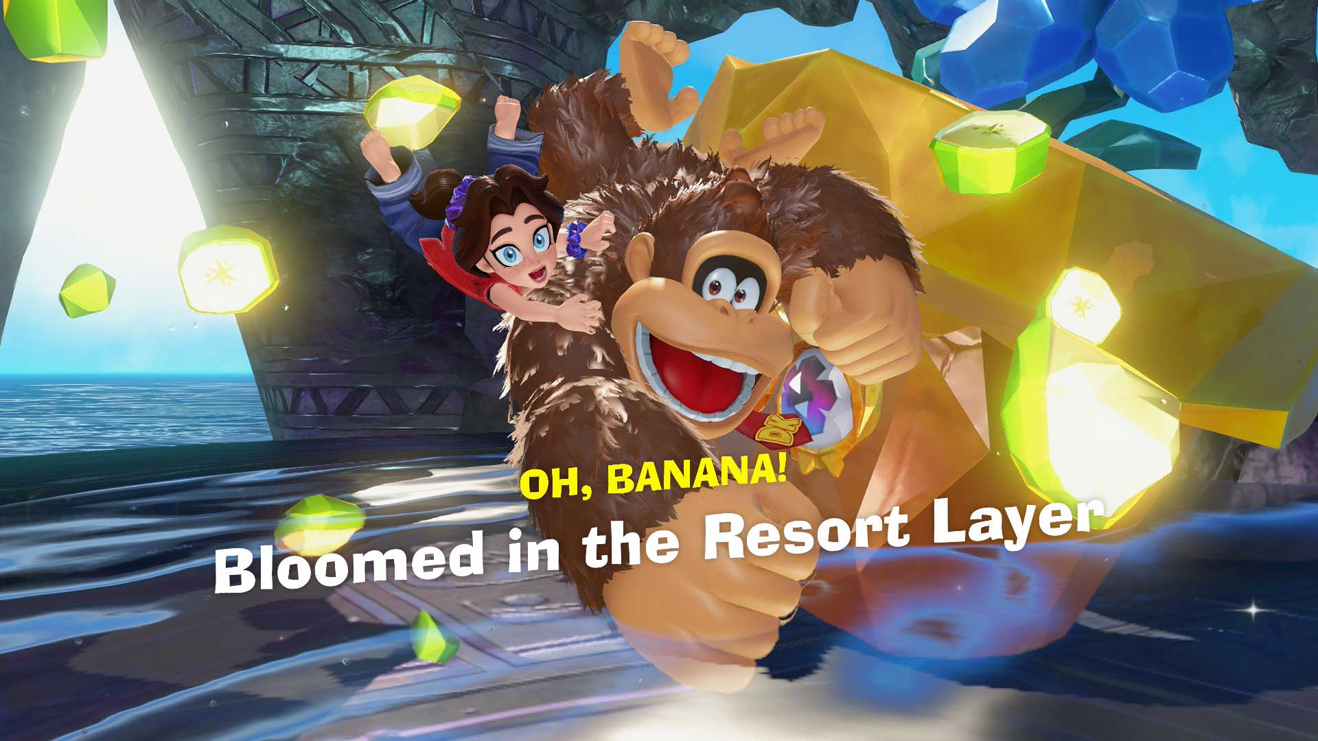 Donkey Kong Bananza Review - Resort Layer Collectible
