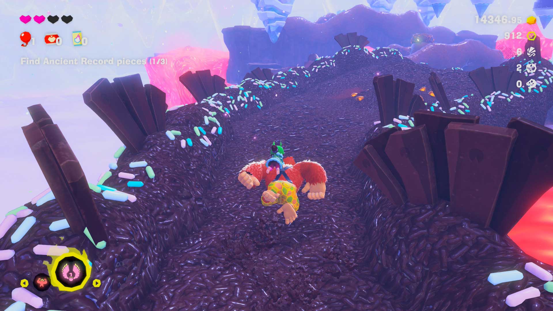 Donkey Kong Bananza Review - DK Exploring The Snow