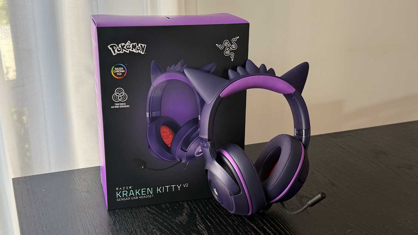 The Razer Kraken Kitty V2 Gengar Headset Is Cute/Haunting And It's