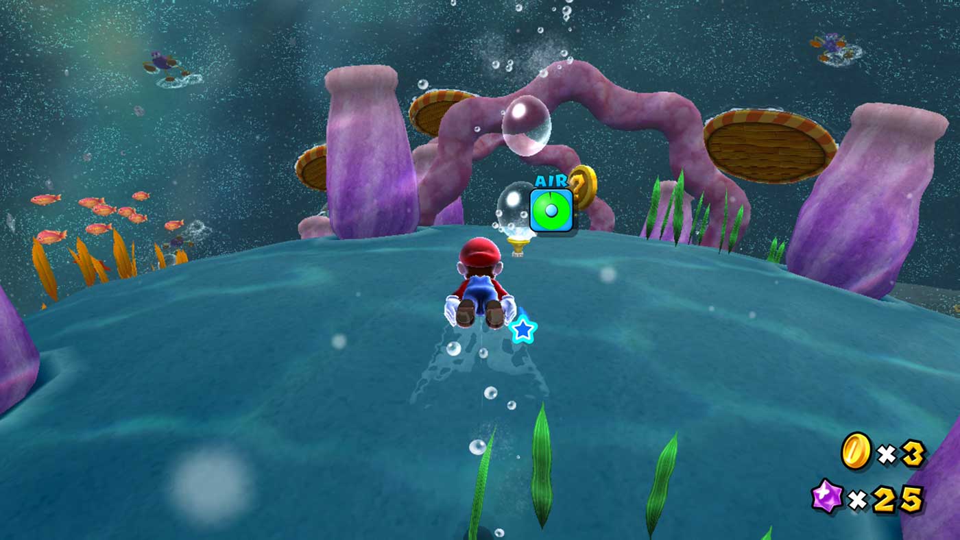Super Mario Galaxy 1 and 2 Review - Swimming
