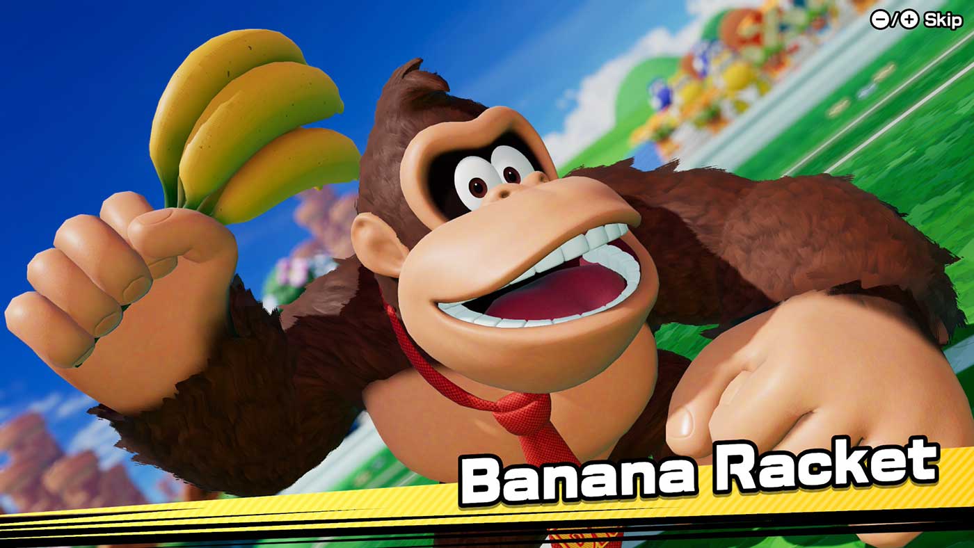 Mario Tennis Fever Review - Donkey Kong With Bananas