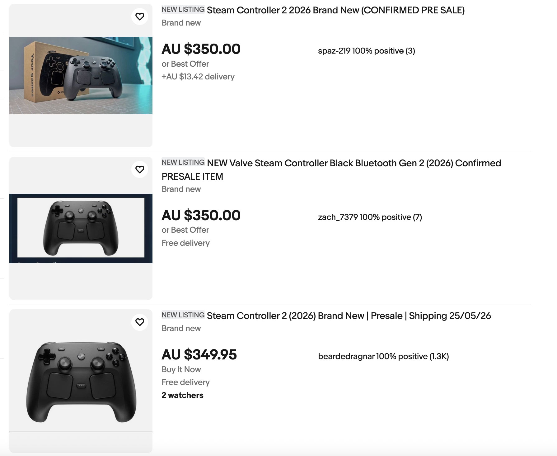 Steam Controller EBay