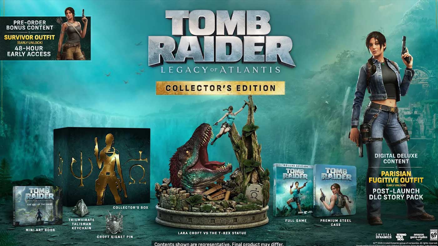 Tomb Raider LEgacy Of Atlantis Collector's Edition