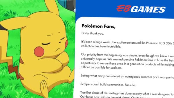 EB Games Has Walked Back Its Pokemon 30th Anniversary TCG Prices Stating This Was Planned
