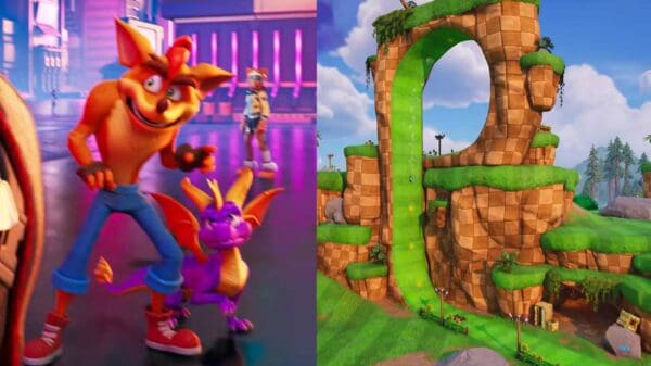 Crash And Spyro Are Coming To Fortnite Alongside An Incredible Sonic Map Change