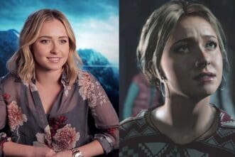 Hayden Panettiere portrayed in scenes from Until Dawn and Kingdom Hearts.