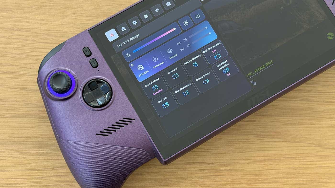 MSI Claw 8 EX AI+