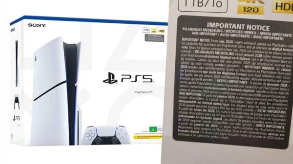 PS5 Console Boxes Now Have A Notice About PlayStation Disc Production Ending