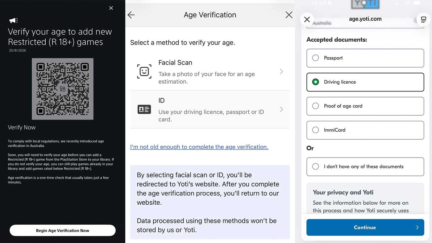 PS5 Age Verification