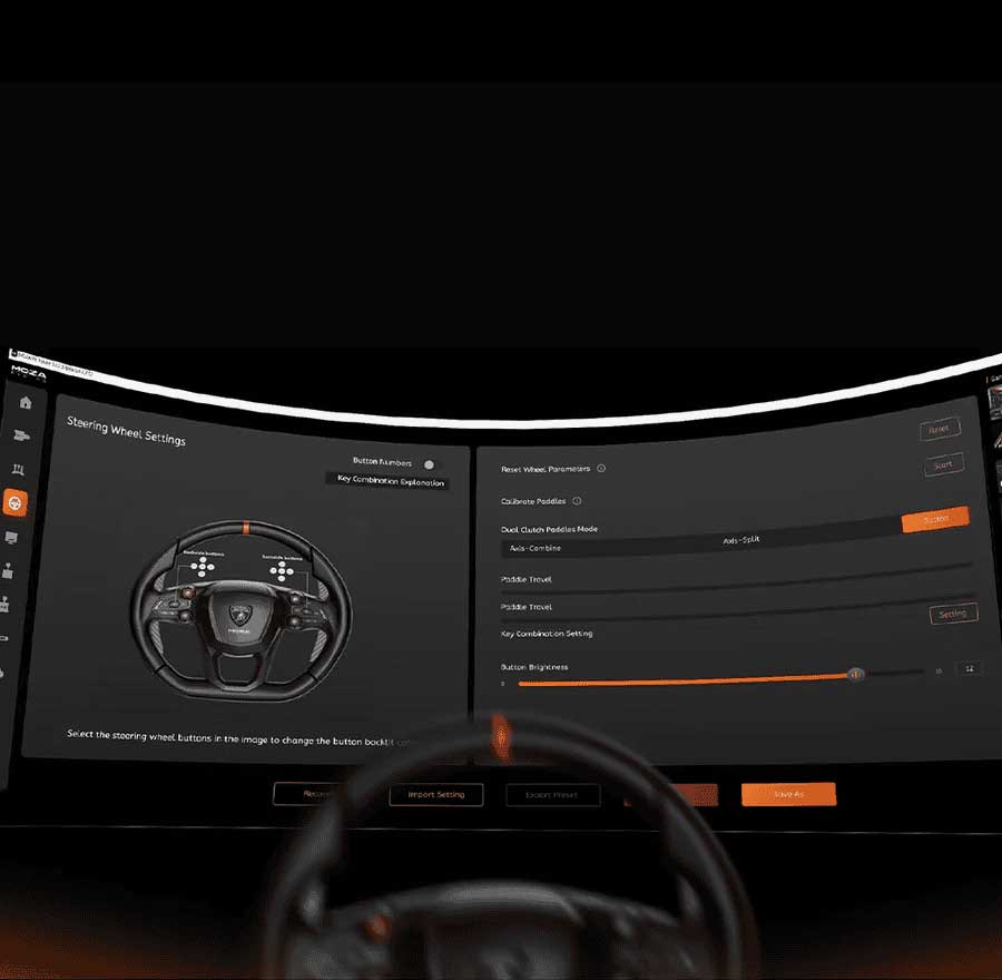 MOZA Lamborghini Revuelto Wheel