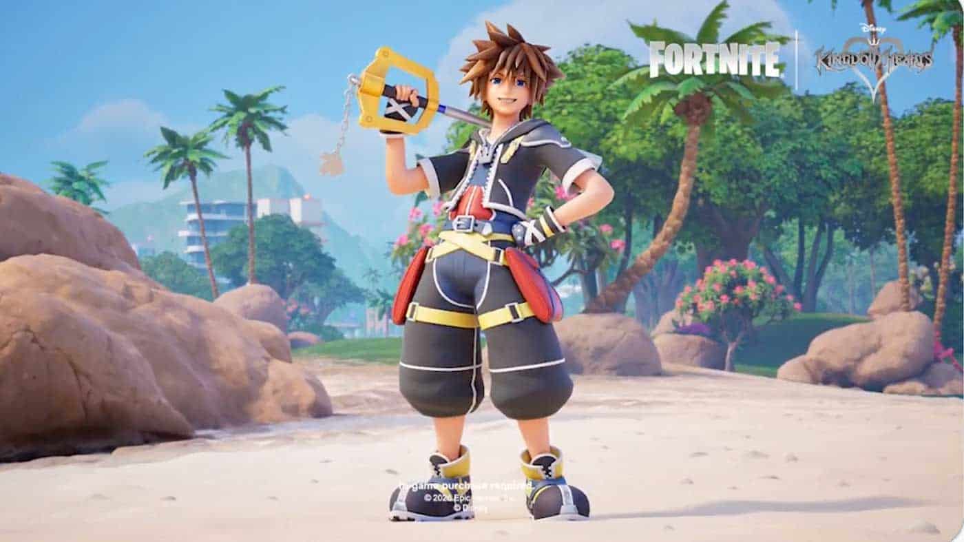 Sora Is Coming To Fortnite This Week Alongside Other Kingdom Hearts Characters